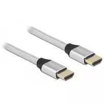 HDMI laidas DeLOCK Ultra High Speed 48Gbps 8K 60 Hz sidabrinis 3 m