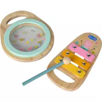 Peppa Pig Wood-Musikset, medinis muzikinis žaislas 2 dalių