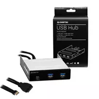 Chieftec MUB-3003C priekinis skydelis su USB prievadais, juodas