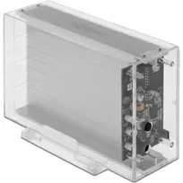 Dėklas HDD/SSD DeLOCK 42624 Skaidrus 2.5/3.5 colio
