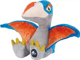 Minkštas žaislas Schmidt Spiele Jurassic World Rebirth Quetzalcoatlus, kolekcinis dinozauras