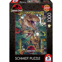 Dėlionė Schmidt Spiele Jurassic Park – Dinozaurų amžius, 1000 dalių, 58579