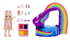 Rainbow High Little Pool Day su Blush lėle – mažas baseino dienos rinkinys