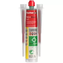 fischer 558953 - Zementmörtel - Paste (gebrauchsfertig) - 0,3 kg - Lüftungsziegel - Mauerziegel - ETA-20/0572 ETA-20/0574 ETA-21/0267 DoP No. 0238 DoP