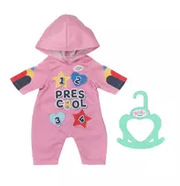 BABY born Kindergarten Romper+Badges – kombinezonas lėlei su ženkliukais, 2 metai, 55 g
