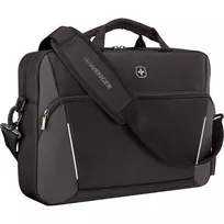 Wenger XE Compact Brief 16 portfelis nešiojamam kompiuteriui su planšetės kišene, juodas