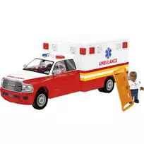 Konstruktorius Cobi RAM 3500 Greitosios pagalbos automobilis modelis 24609 statybinių kaladėlių rinkinys