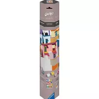Tapybos rinkinys pagal numerius Ravensburger CreArt Canvas Edition: Spalvingi namai, modelis 25527