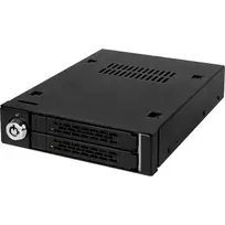 ICY DOCK - ToughArmor - MB992SK-B - SATA - Adapter - 2x 2,5 Zoll > 3,5 Zoll - SATA 6Gbit/s - Sicherheitsschloss - Metall - LED - bis 9,5 mm Bauhöhe