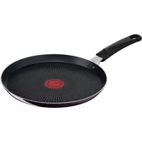 Blyninė keptuvė Tefal Resist Intense D52210 apvali 25 cm juoda raudona