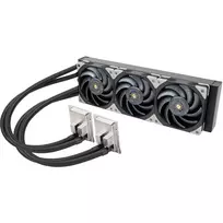 Radiatorius SILVERSTONE SST-XE360PDD 360 mm vandens aušinimui, juodas/sidabrinis