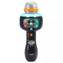 VTech Baby Magiškas Dainavimo Mikrofonas, žaislinis mikrofonas, 2 m., AAA, 200 g, Juoda