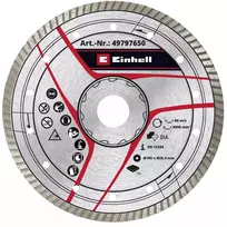 KWB Turbo deimantinis pjovimo diskas Ø 180 x 25.4 x 2.6 mm