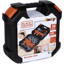 Vaikiškas įrankių dėklas Simba-Dickie Smoby Black+Decker žaidimų įrankių rinkinys