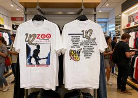 U2 Zoo TV Tour 1992 Marškinėliai Daug Spalvų Visų Dydžių S-XL M white