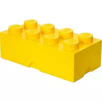 Room Copenhagen LEGO STORAGE BRICK 8 geltona polipropileno dėžė 500x250x180 mm