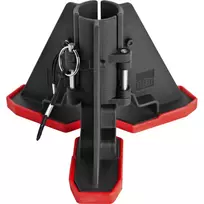 Tripod grindų stovas Bessey STE-KBS kompaktiškas lengvas mažiems įrankiams ir ruošiniams