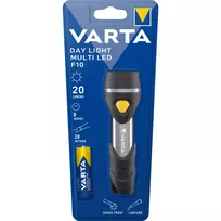 Varta Day Light Multi LED F10 - Schlüsselanhänger-Blinklicht - Aluminium - Schwarz - ABS Synthetik - Aluminium - Kautschuk - Tasten - CE - LED