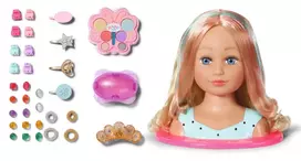 Makiažo ir plaukų formavimo rinkinys Zapf Creation BABY born Sister Styling Head Princess