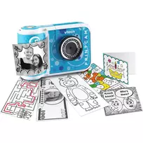 Vaikiška skaitmeninė kamera su spausdintuvu VTech KidiZoom Print Cam (žydra mėlyna) – VTech 80-549104