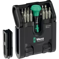 Wera Tool-Check Modular Micro 1 21 dalių rinkinys – kompaktiškas atsuktuvų ir antgalių komplektas