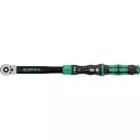 Drehmomentschlüssel mit Durchsteckvierkant Click-Torque Lock C 3 R/L schwarz/grün, Abtrieb 1/2, 40 bis 200 Nm