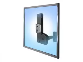 Ergotron Glide Wall Mount LD-X - Befestigungskit (Schwenkarm, VESA-Adapter, Befestigungselemente, lift assembly) für LCD-Display - Schwarz - Bildschir