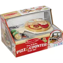 Virtuvės aksesuaras žaidimams Spin Master Melissa & Doug Top & Bake Pizza skaitiklis, apsimestinės picos rinkinys