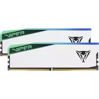 48GB DDR5-6000 (2x 24GB) dviejų modulių rinkinys, balta atmintis, Viper Elite 5 RGB, PVER548G60C42KW, INTEL XMP, AMD EXPO