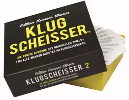Klugscheisser 2 Black Edition – Vakarėlių žaidimas „Krasses Wissen“