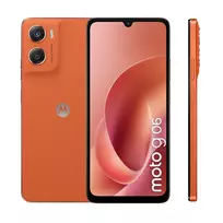Mobilusis telefonas Motorola moto g06 17,5 cm (6,88 col.) Dual SIM Android 15 4G USB Type-C 4GB 256GB 5200 mAh Oranžinis
