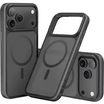 StyleShell INVISIO dėklas, juodas, iPhone 17 Pro Max, suderinamas su MagSafe
