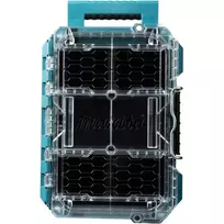 MAKTRAK Organizer compact įrankių dėžė Mėlyna/permatoma, permatomas dangtelis