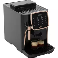 Okka Espresso Pro pilnai automatinis kavos aparatas juodas/bronzinis, 1450 W