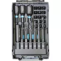 Gręžtų rinkinys Makita E-22866 – 31 vnt., įvairių dydžių medžiui, metalui, mūrui