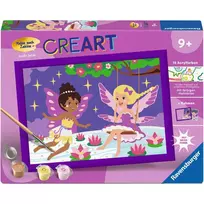 Piešimo rinkinys Ravensburger CreArt – fėjų draugai (vaikų kūrybinis dažymo rinkinys)
