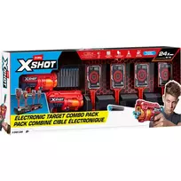 XSHOT Interaktyvus taikinys & Fury 4 2 rinkinys, strėlinis šautuvas