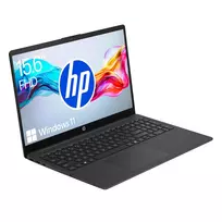 Nešiojamas kompiuteris HP 15-fc0065ng, juodas, AMD Ryzen 5 7430U, AMD Radeon Graphics, 32GB DDR4, 512GB SSD, be operacinės sistemos