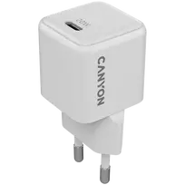 CANYON CU20C GaN 20W 1xPD EU baltas įkroviklis