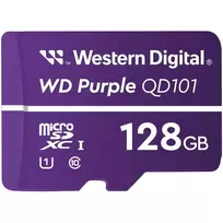 MicroSDXC atminties kortelė Western Digital 128GB Class 10 UHS1 WD Purple SC QD101
