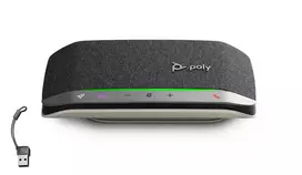 HP Poly Sync 20-M garsiakalbis su mikrofonu USB-C/A adapteris, juodas