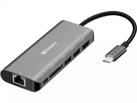 Sandberg USB-C Dock HDMI+LAN+SD+USB 100W