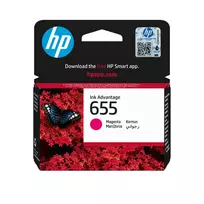 HP 655 Original Advantage kasetė, rausva, 1 vnt., 600 puslapių
