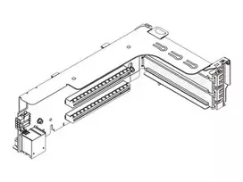 LENOVO ThinkSystem V3 2U E/x16/x16 PCIe G4 Riser 1/2 komplektas