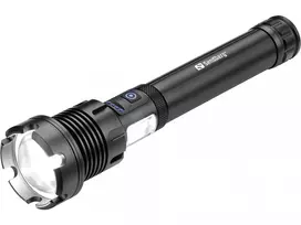 Sandberg Survivor 7in1 Powerbank 10000, rankinis žibintuvėlis, juodas, aliuminis, LED, 2 lempos, 500 lm