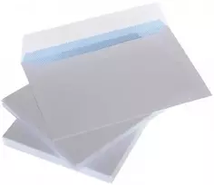 Vokai su juostele C5 162x229 mm, balti 80 g, dėžė 1000 vnt.