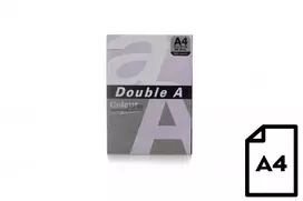 Spalvotas popierius Double A, 80g, A4, 500 lapų, levandų spalvos