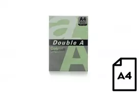 Spalvotas popierius Double A, 80g, A4, 500 lapų, Smaragdinis