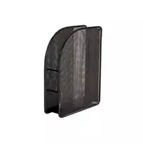Vertikalus padėklas Forpus, 7 cm, juodas, perforuotas metalas 1003-012