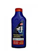 Ula kanalizacijos vamzdžių valiklis skystis 1L – drenažo ir vamzdžių valymo tirpalas